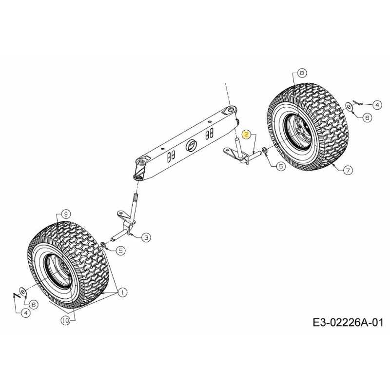Achse:V:LH 3,64 x 6,06 683-04015 Original MTD