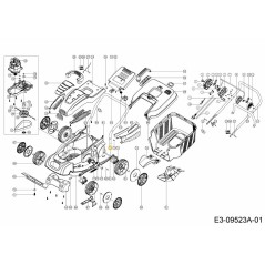 EJE TRASERO 092.64.533 ORIGINAL MTD | NewgardenParts.com