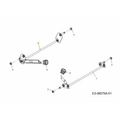 EJE DE RUEDA TRASERA 611-04144B ORIGINAL MTD | NewgardenParts.com