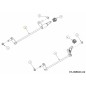 EJE TRASERO 611-05018 ORIGINAL MTD
