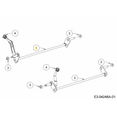 HINTERACHSE 611-04142A ORIGINAL MTD | NewgardenParts.com