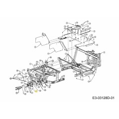 ENSEMBLE D'ATTELAGE, RÉCEPTEUR RR 607-04142A-S ORIGINAL MTD
