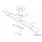 MOYEU DE LAME 687-02538 ORIGINAL MTD