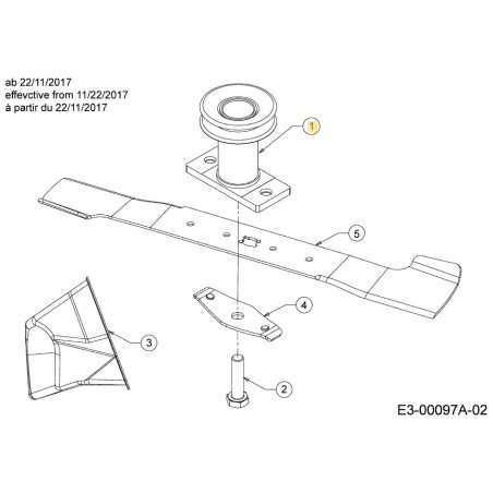 ADAP ASM 25mm ID X.430 687-05226 ORIGINALE MTD | NewgardenParts.com