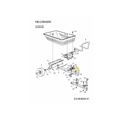 SUPPORT DE VERROUILLAGE ASSY AF-62020 ORIGINAL MTD | NewgardenParts.com