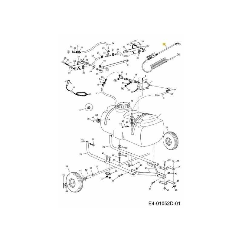 PISTOLA A SPRUZZO ASSY AF-65310 ORIGINALE MTD