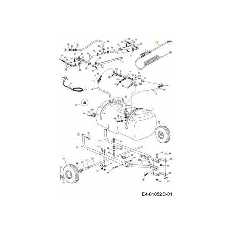 PISTOLET À PEINTURE ASSY AF-65310 ORIGINAL MTD | NewgardenParts.com