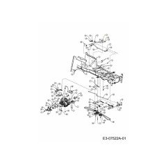 Stangenbaugruppe: Kontinuierlich: Hydro 647-04183 Original montiert