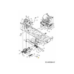 TRASMISSIONE LT FRENO A BASTONE NX-9 747-04984 ORIGINALE MTD | NewgardenParts.com