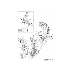PROTECTION DE GOUTTIÈRE DE ROUE 747-06199 ORIGINALE MTD | NewgardenParts.com