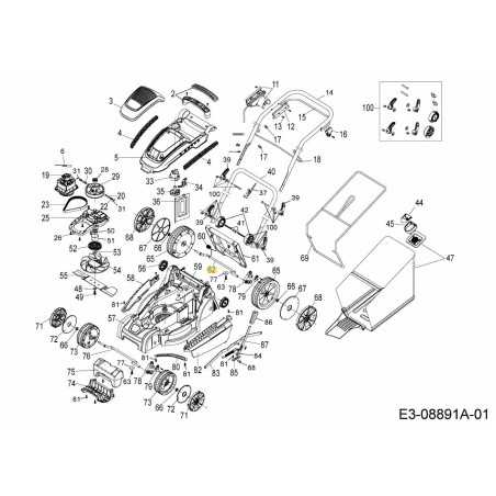 ROD CROSS BACK CHA. 711-06395 ORIGINAL MTD | NewgardenParts.com