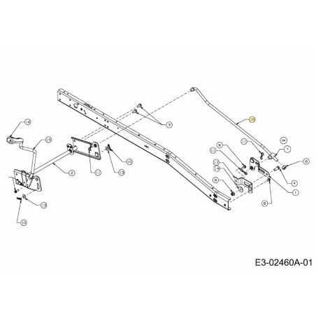 LEVAGE À ROD 747-06009 ORIGINAL MTD | NewgardenParts.com