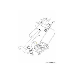STAFFA-SOLLEVATORE ANTERIORE 747-04985 ORIGINALE MTD | NewgardenParts.com