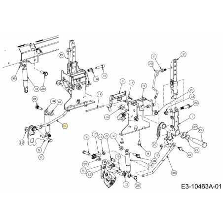 ASTA DI CONTROLLO IDRO SX 747-06640A ORIGINALE MTD | NewgardenParts.com