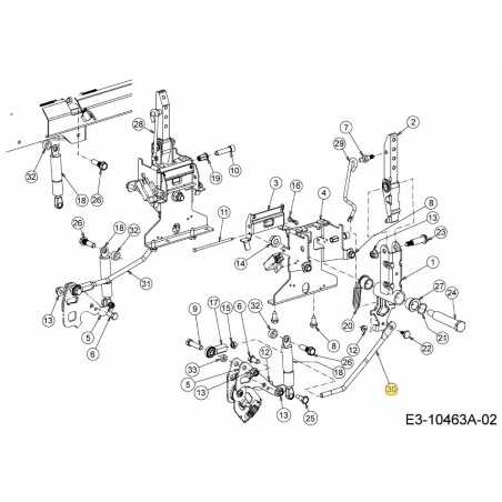 ROD HYDRO CONTROL RH 747-06639A ORIGINAL MTD | NewgardenParts.com