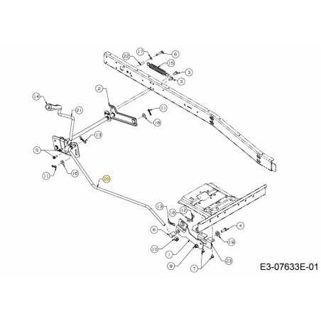 SOLLEVAMENTO ASTA 747-05511 ORIGINALE MTD | NewgardenParts.com