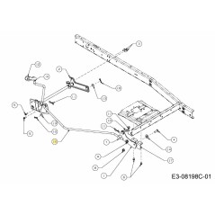 SOLLEVATORE ASTA RH 747-06108 ORIGINALE MTD | NewgardenParts.com