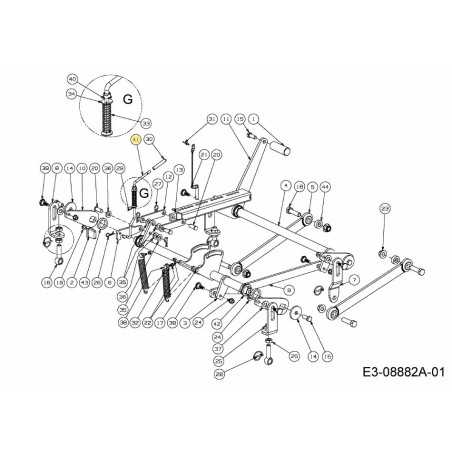 LOCKING LEVER 747-05465A ORIGINAL MTD | NewgardenParts.com