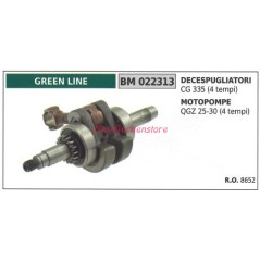 Crankshaft GREEN LINE brushcutter motor CG 335 022313