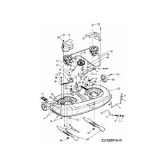 ROD:DECK:FRNT ADJ .4480" DIA 747-04322 ORIGINAL MTD | NewgardenParts.com