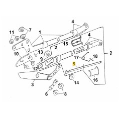 ASTA, RIVESTITA 7277105 ORIGINALE MTD