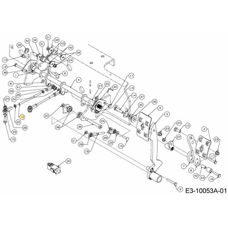 BARRA DE CONTROL 711-05493 ORIGINAL MTD