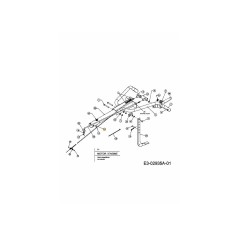 CONTROLLO DELL'ASTA 747-0666 ORIGINALE MTD | NewgardenParts.com