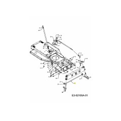 ROD-RIE NICHT EINSTELLBAR ZINK 747-04008 ORIGINAL MONTIERT | NewgardenParts.com