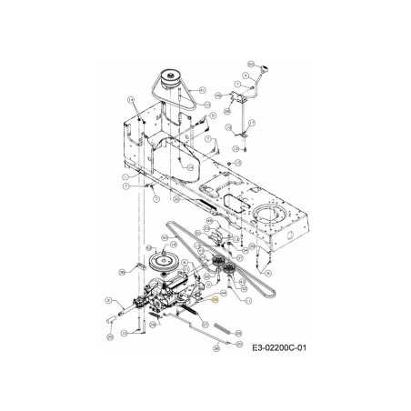 COMMANDE DE LEVAGE À POIGNÉE 747-04146C ORIGINALE MTD | NewgardenParts.com