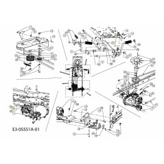 ASTA FRENO 700 HYDRO T2 747-05313 ORIGINALE MTD | NewgardenParts.com