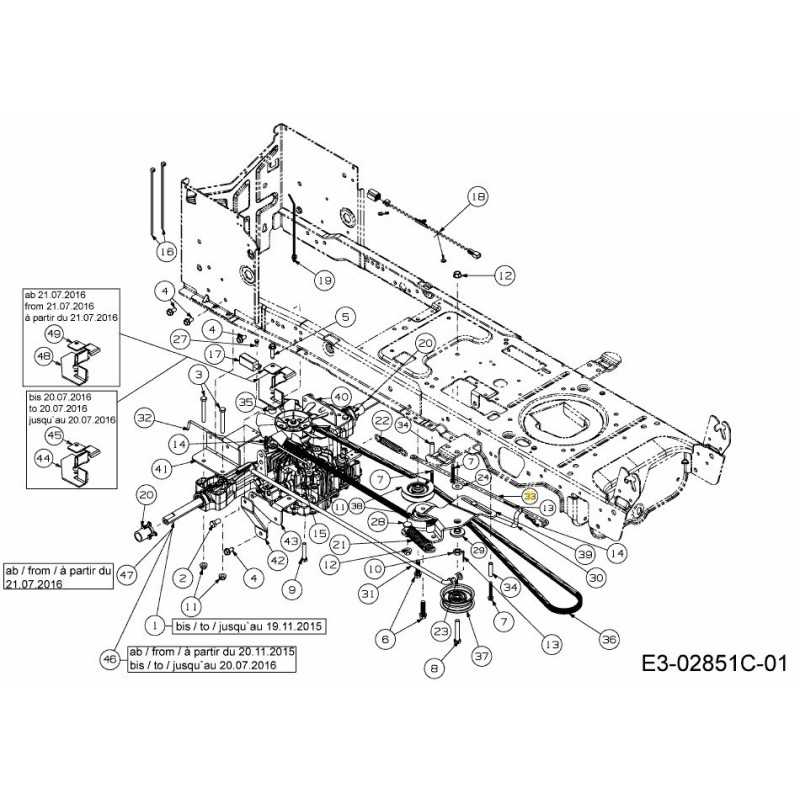 TIGE : FREIN : NX9 TUFF-TORQ 747-05452 ORIGINAL MTD