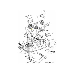 TIGE DE FREIN 38" 747-04381 ??ORIGINALE MTD | NewgardenParts.com