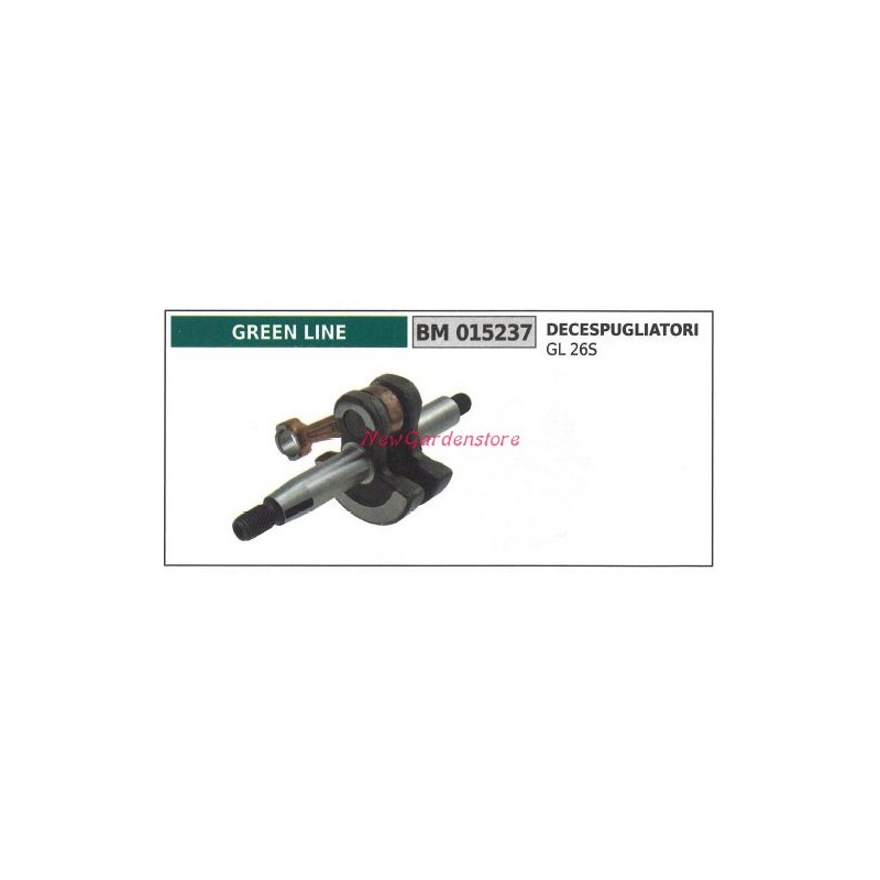 Vilebrequin moteur de débroussailleuse GREEN LINE GL 26 015237