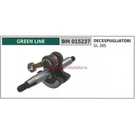 Crankshaft GREEN LINE brushcutter engine GL 26 015237 | NewgardenParts.com