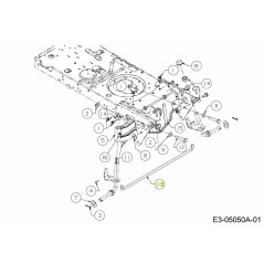 ASTA FISSA LT-5 747-04299A ORIGINALE MTD | NewgardenParts.com