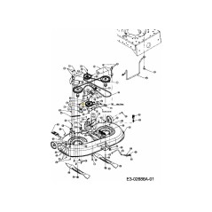 VARILLA: RETENEDOR CORREA: POLEA TENSORA DE 42" 747-04530 ORIGINAL MTD | NewgardenParts.com