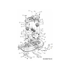VARILLA:RETENEDOR:CORREA 42" 747-04857 ORIGINAL MTD | NewgardenParts.com