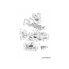 Schaltstange:Getriebe: 747-05525 Original MTD