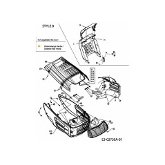 ROD:SUPT:8 STYLE LT-5 747-04538 ORIGINAL MTD | NewgardenParts.com