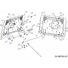 ASTA SUPPORTO SACCO 250/300L MASCHIATO 747-05600 ORIGINALE MTD | NewgardenParts.com