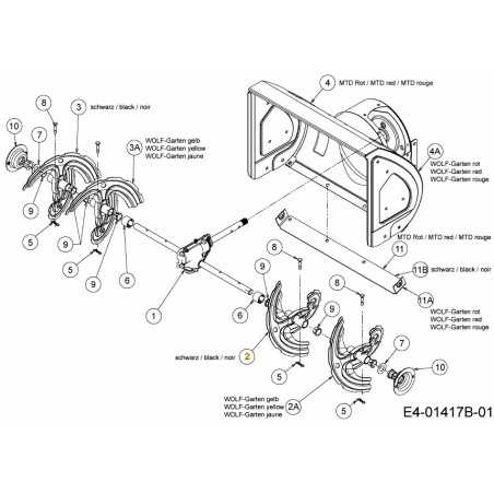 MAILLEUSE ASM-LH 684-04113A-S ORIGINALE MONTÉE | NewgardenParts.com