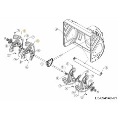 SPIRAL ASM : RH NOIR POUDRE 684-04108A-S ORIGINAL MTD | NewgardenParts.com