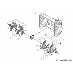 SPIRAL ASM : RH POUDRE NOIRE 684-06761637 ORIGINAL MTD | NewgardenParts.com