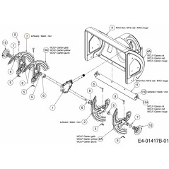 Schneckenbaugruppe rechts 684-04114A-S Original montiert | NewgardenParts.com