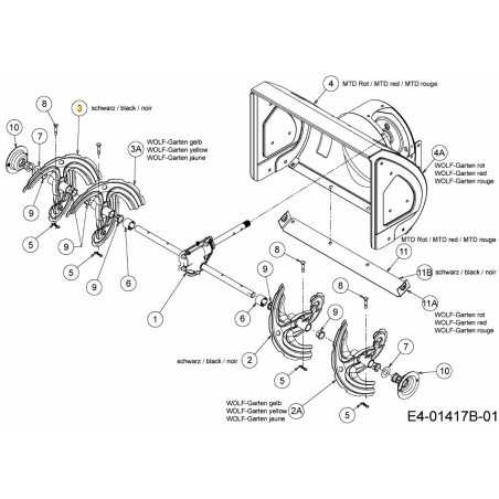 COCLEA ASM-RH 684-04114A-S ORIGINALE MTD | NewgardenParts.com