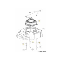 DÉMARREUR ENSEMBLE 651-05320 ORIGINAL MTD | NewgardenParts.com