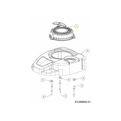 STARTER ASSY. 651-05167 ORIGINAL MTD