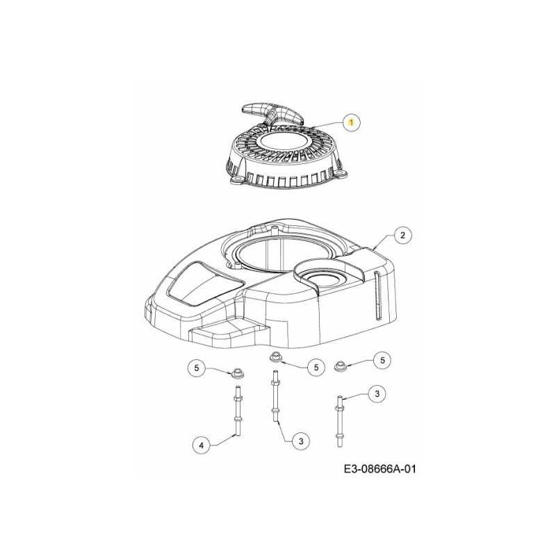 Anlasserbaugruppe 651-05167 Original MTD