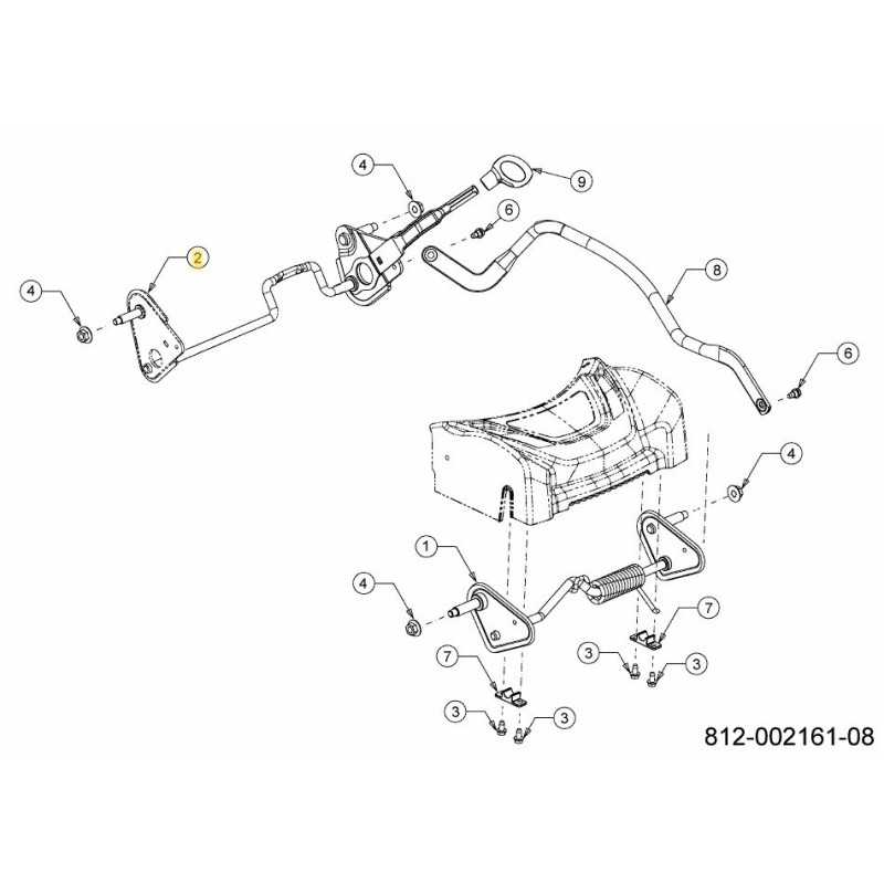 HINTERACHSE 611-04189A ORIGINAL MTD