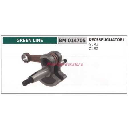 Crankshaft GREEN LINE brushcutter GL 43 52 engine 014705 | NewgardenParts.com